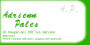 adrienn pales business card